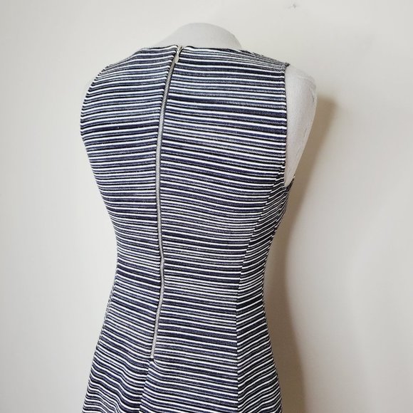 BANANA REPUBLIC Striped Fit & Flare Retro Dress - Picture 5 of 12